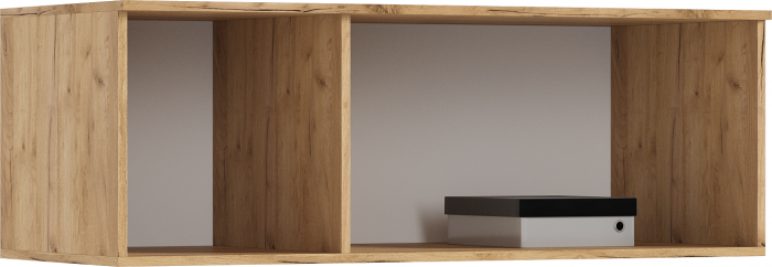 Норд Антресоль к шкафу 1200, Дуб крафт/Изумрудный