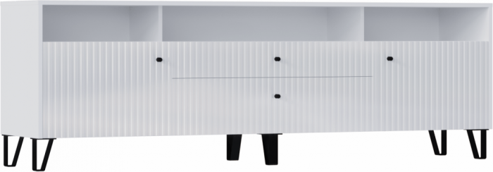 Оливия Тумба ТВ (Шарли мокко, Глиняный серый)