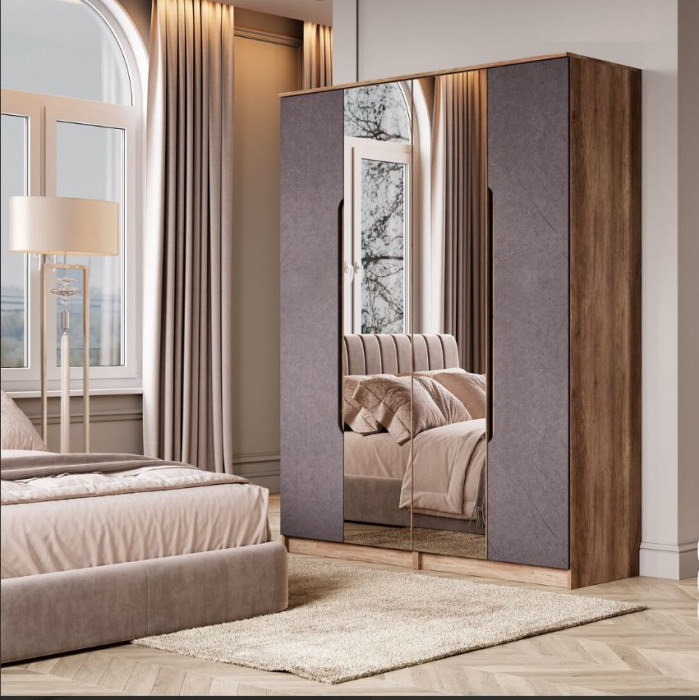 "Прайм" Шкаф 2-х дверный дуб каньон/M18