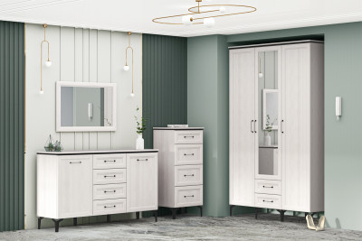 Модульная Прихожая Шарм, набор 6, Ясень Анкор Светлый