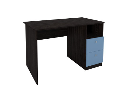 Стол письменный Венге/Голубой