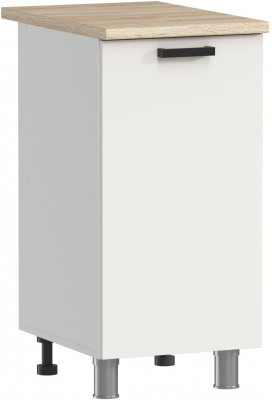 МК Аленушка Н 400 Лаванда Молочный, скоба черный (со столешницей)