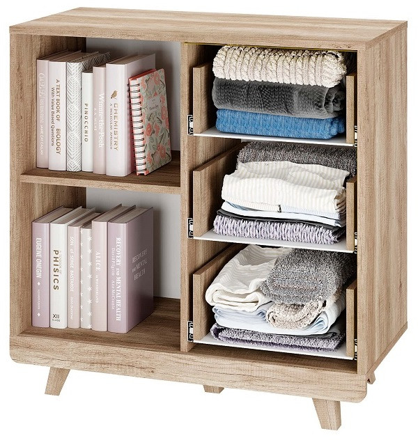 Комод "Мегаполис" КМ-12 Дуб каньон/фотопечать "Эвкалипт"