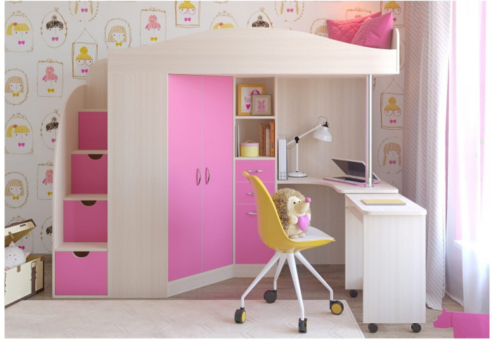 Кровать-чердак Юниор 4 (Винтерберг/Винтерберг)