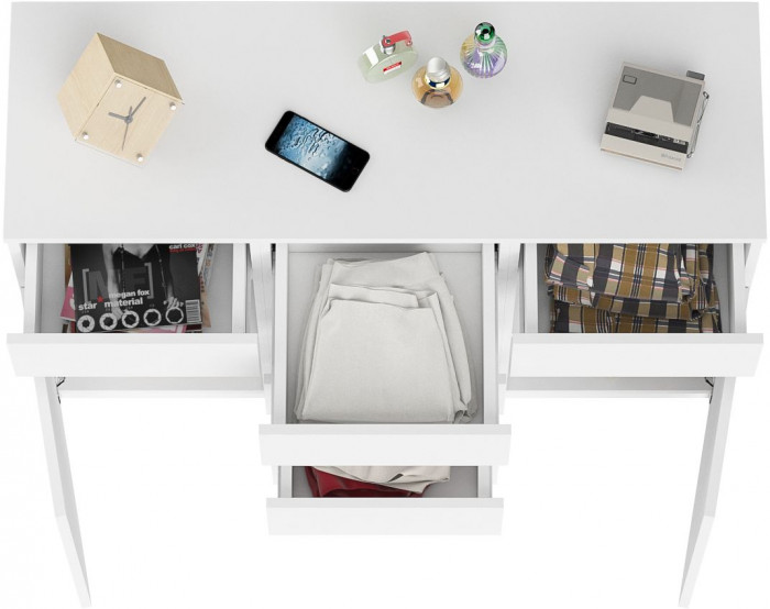 Мори Комод МК1200.4, цвет белый, ШхГхВ 120,4х41х94 см.