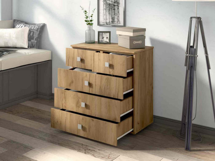 Комод Лофт-5 Дуб Крафт