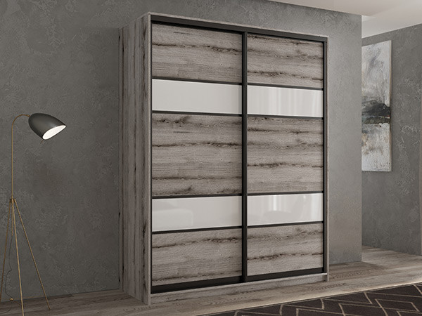 Шкаф-купе Кааппи 8 Эвок Окаменелый 100х60х230 см