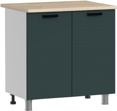 МК Аленушка Н 800 Лаванда Изумруд, скоба черный (со столешницей)