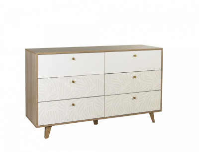 Комод 56.02-01 Адажио дуб сонома / белый