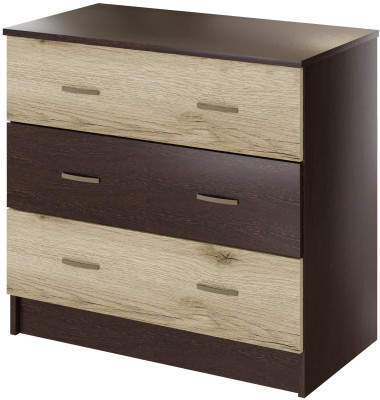Орион Комод 3 ящика, Венге/Дуб делано