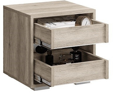 Тумба прикроватная Наоми ТБ-15, графит