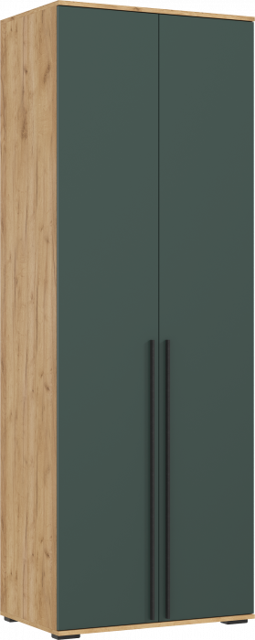 Норд Шкафы угловая композиция, Дуб крафт/Изумрудный