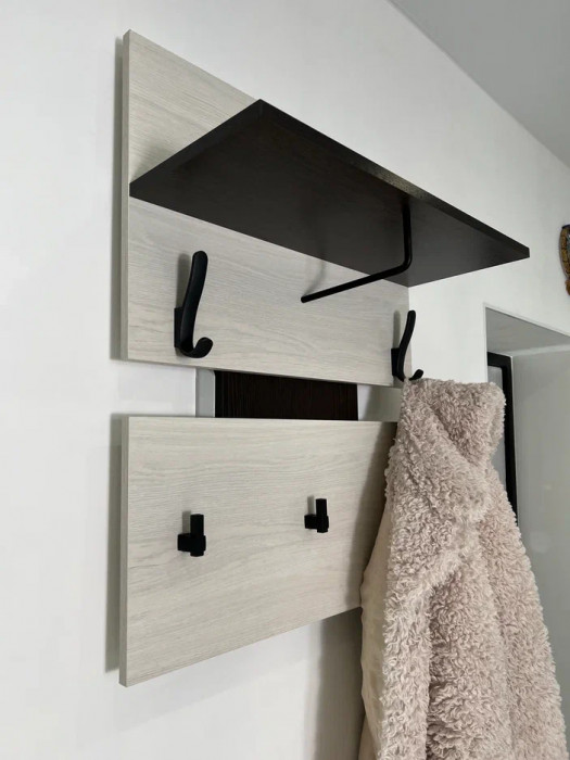 Модена Вешалка МВ-30 белый/венге