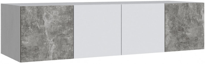 Шкаф Мадрид, композиция 10, Белый/Ателье светлое