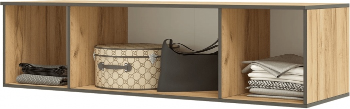 Норд Антресоль к шкафу (1600) (графит)