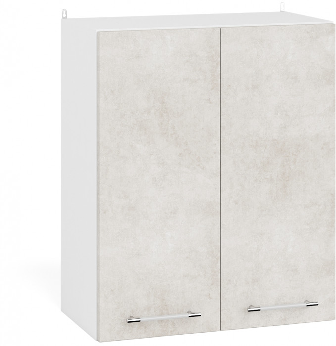 Кухня Мебель--24 ШВ600 Шкаф 60 см., корпус белый/фасад МДФ бетон лофт бежевый