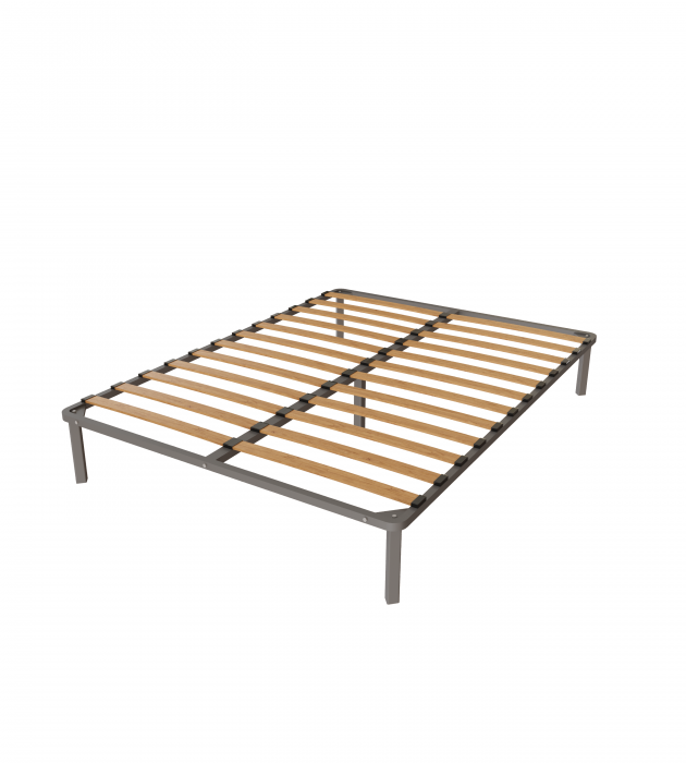 Нега Кровать интерьерная 160 коричневый, ортопед