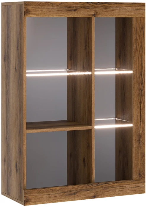 Прага Модульная Гостиная, вариант №1, делано/Черный глянец