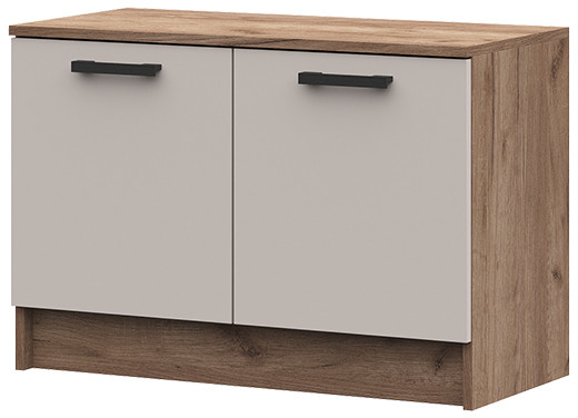 ТБ-202 Машенька ЛДСП тумба (800*550*380) дуб крафт табачный/кашемир