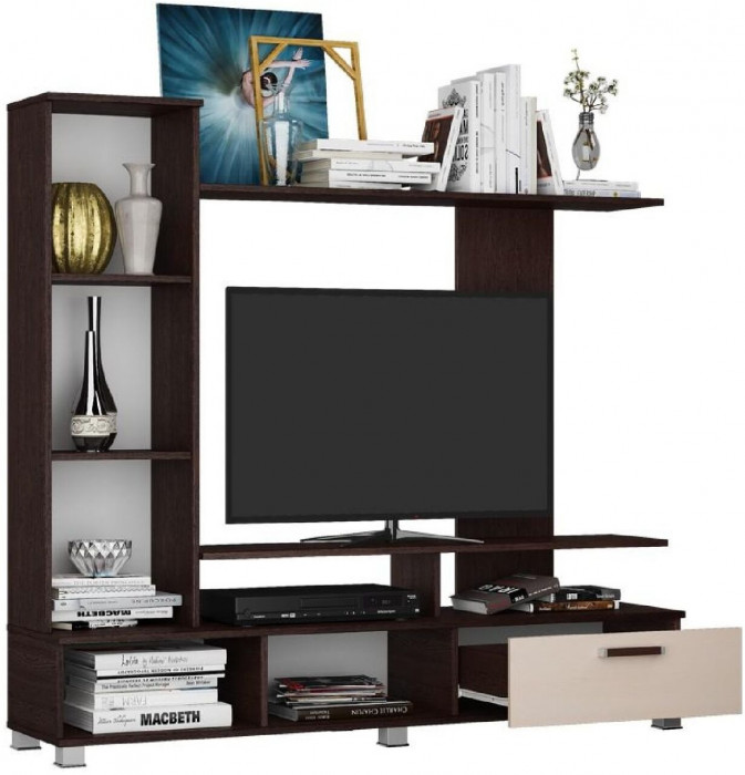 Гостиная Соло-6 венге/дуб молочный (Венге / дуб молочный)