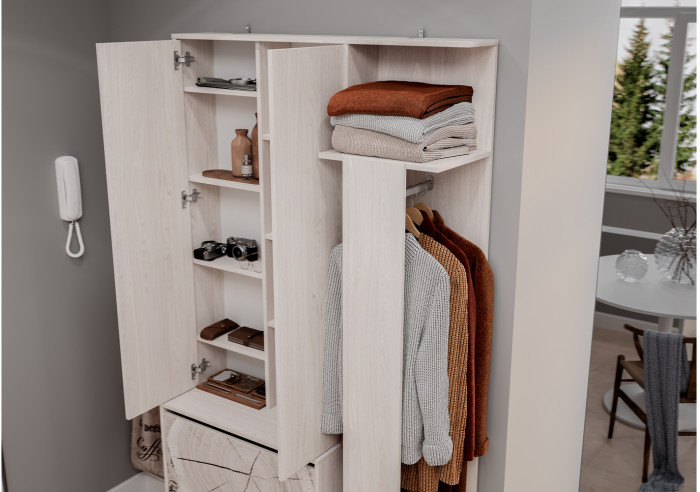 Прихожая Россо ПР-05, Ясень белый