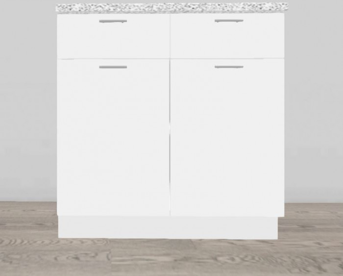 Ф-51-М Ксения (ШН1Я 800-М) МДФ белый глянец