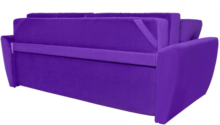 Диван-кровать Амстердам Люкс, 150х195, еврокнижка, пружинный блок, велюр, фиолетовый