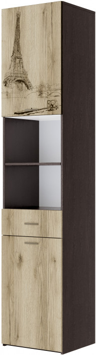 Пенал с ящиками Орион, Венге/Дуб делано