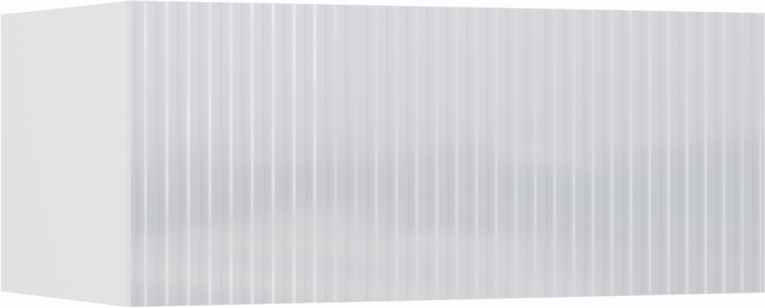 Модульная гостиная Оливия, композиция 8 (Белый, Белый глянец)