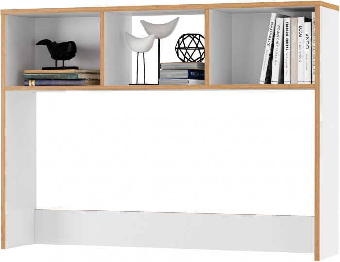 Вуди Компоновка № 37, цвет белый премиум/дуб крафт золотой/саванна латте, сп. м. 900х2000 мм., б/м, основание есть, матрас высотой до 200 мм.