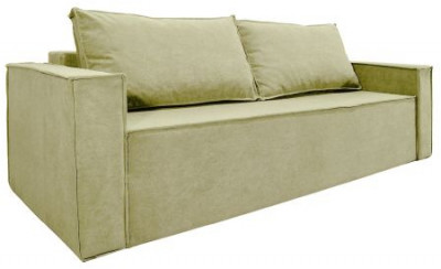 Диван-еврокнижка Лофт Люкс 140, велюр бежевый