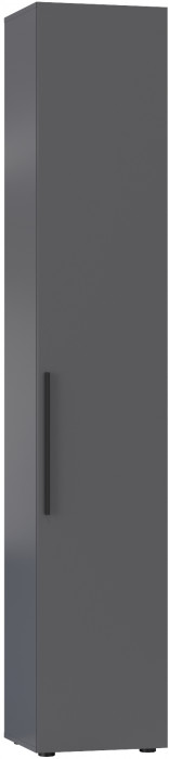 Эйр Гостиная 16.324.01 Шкаф-пенал, серый графит