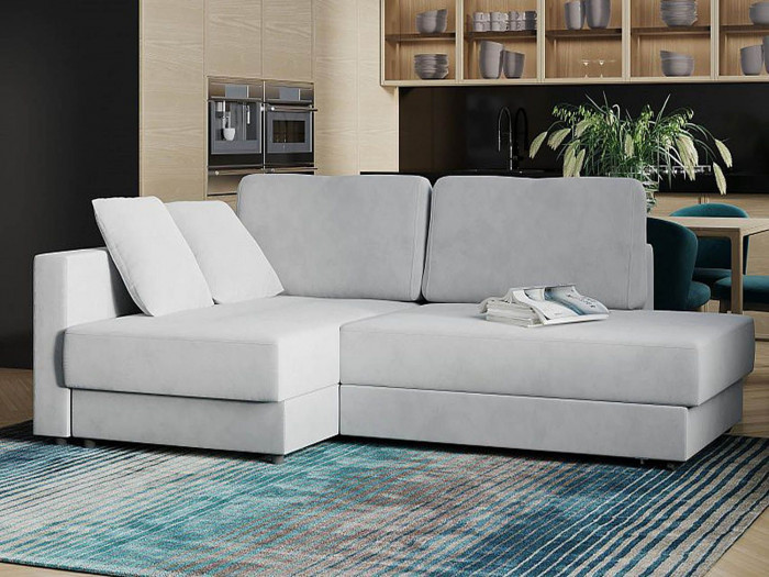 Диван угловой Бостон / Ультра смог