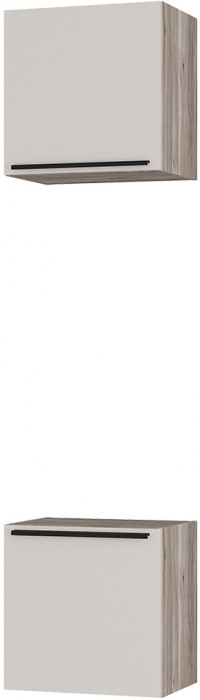 Шкаф навесной Урбан ШКН-06, Дуб смоки, Кашемир