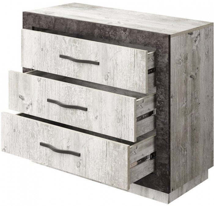 Набор мебели для спальни "Эстель" - Сосна шале/Бетон спаркс