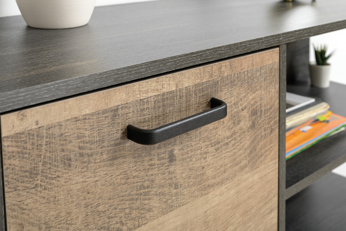 Трувор Прихожая 162, цвет дуб гранж песочный/интра, ШхГхВ 209х37х195 см., универсальная сборка