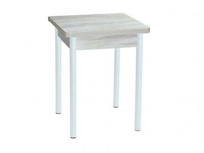 Эко 60х60 стол обеденный раскладной / Ясень светлый/белый