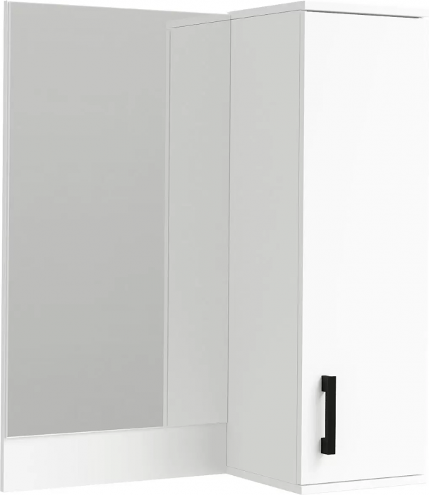 Ника Полка с зеркалом (пз800) (Ясень шимо темный / светлый)