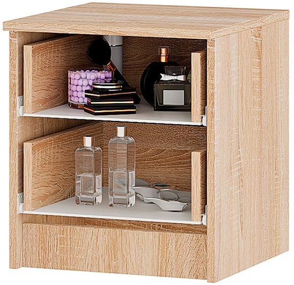 Тумба прикроватная с ящиками Сакура, дуб сонома