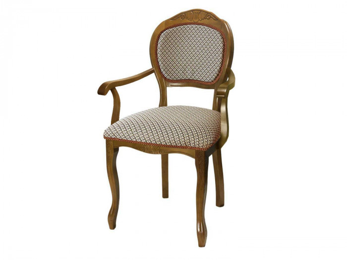 Кресло С-10 орех/агата коричневая