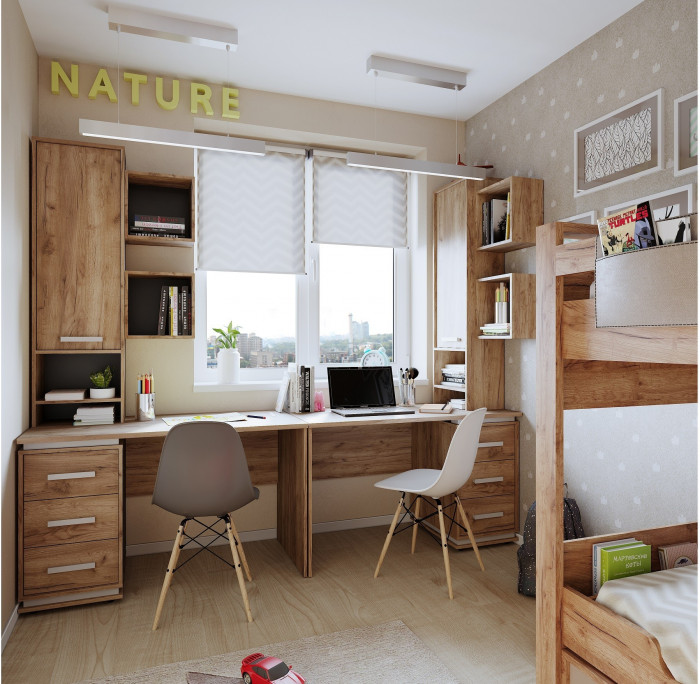 Шкаф-надстройка Nature 93, дуб табачный