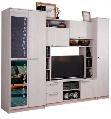 Гостиная &quot;Флора&quot; (2700х2100х540) ясень белый