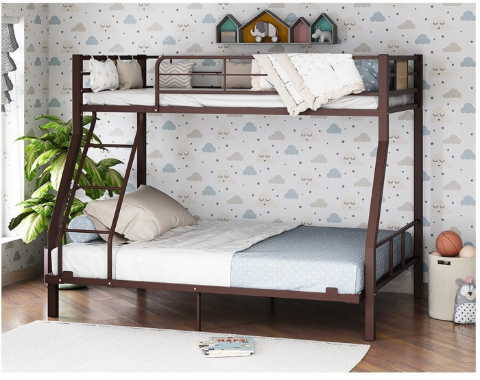 Двухъярусная кровать Гранада-1 140 (Серый)