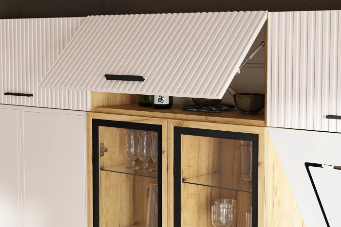 Модульная кухня Бьянка 2,6м, Дуб крафт/Кашемир