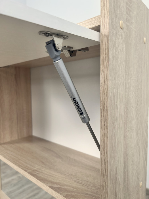 Компьютерный стол Квартет-9, Белый/Ателье светлое