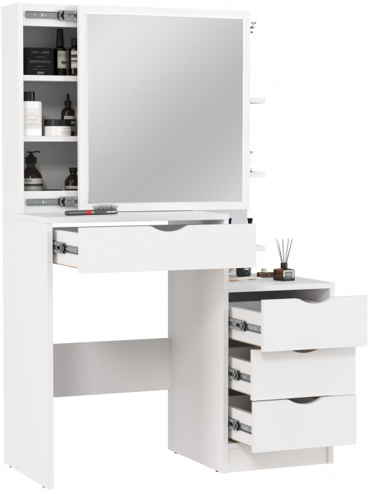 Трюмо 4-25911бел, цвет белый, ШхГхВ 90х40,3х135 см., НЕ универсальная сборка