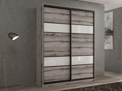 Шкаф-купе Кааппи 8 Эвок Окаменелый 160х60х230 см