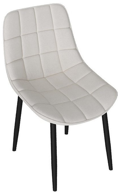 BOSTON Стул (Белый муар/Велюр V006 бирюзовый)