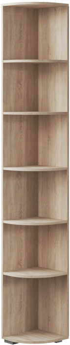 Ливорно Угловой стеллаж ЛШ-10 дуб сонома