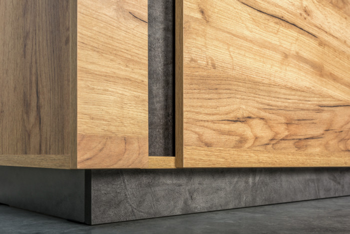 Арчи № 08, дуб крафт золотой/камень тёмный